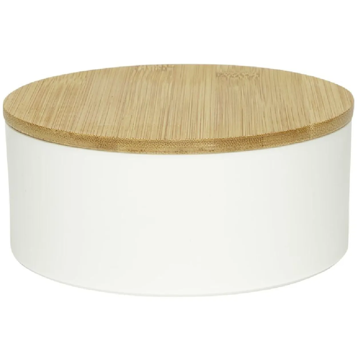 Boîte à bijoux ronde avec miroir Ø14xH6,5cm