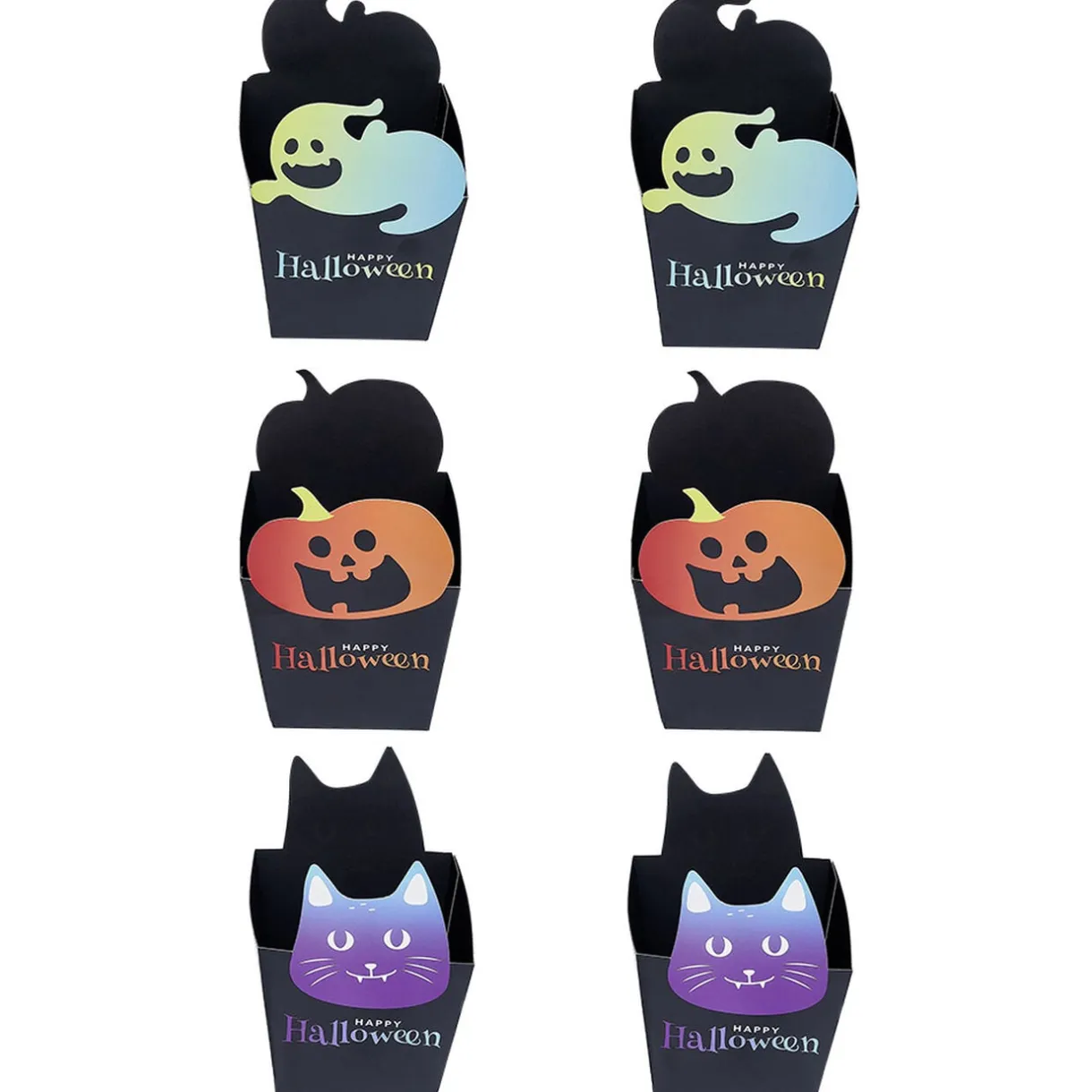 Boîte à bonbons Happy Halloween x6 < Gifi