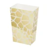 Boîte à bonbons motif tacheté girafe thème sauvage x4