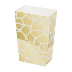 Boîte à bonbons motif tacheté girafe thème sauvage x4