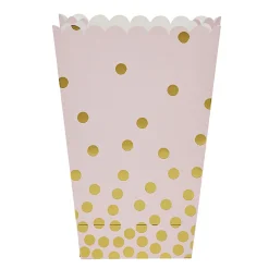 Boîte à bonbons ou pop corn rose et doré à poids x 4 < Gifi Clearance