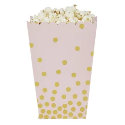 Boîte à bonbons ou pop corn rose et doré à poids x 4 < Gifi Clearance