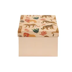 Boîte à cadeau carrée 15x15xH11cm (2 modèles)