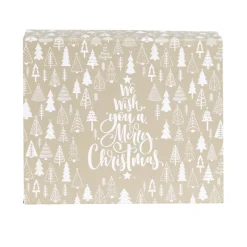 Boîte cadeau Noël pliable motif sapin < Gifi Sale