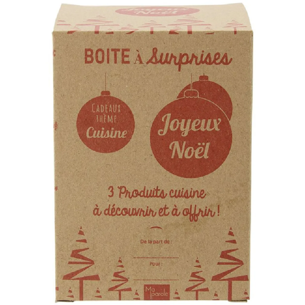Boîte cadeau surprise cuisine