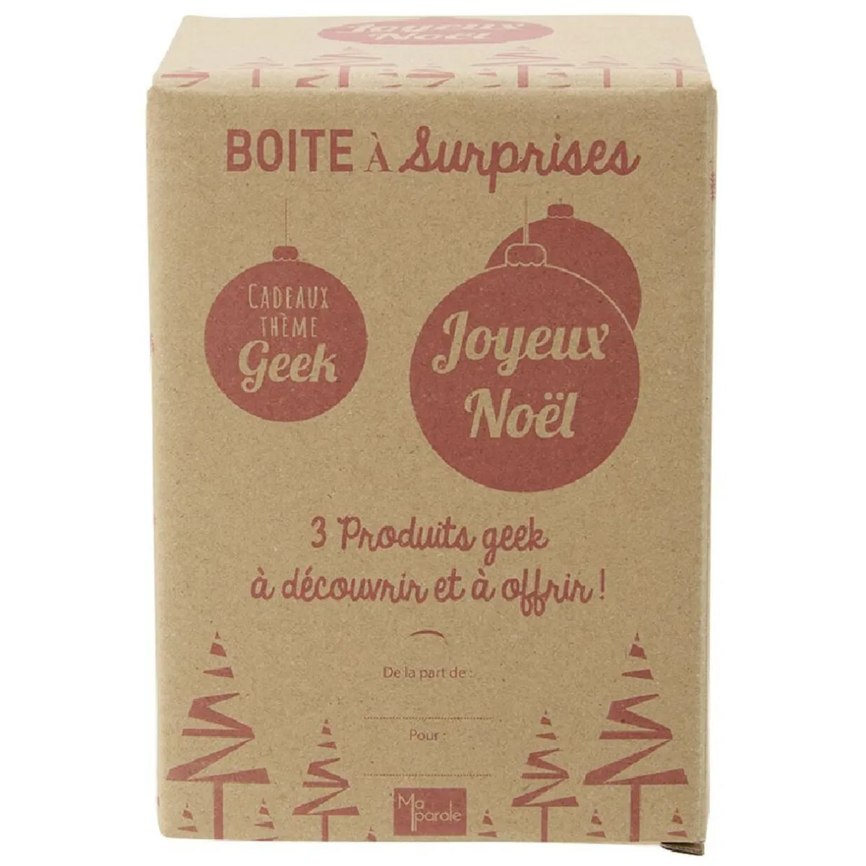 Boîte cadeau surprise Geek < Gifi Online