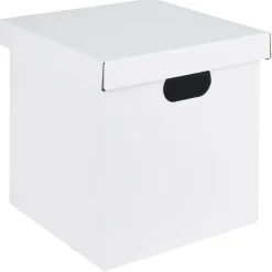 Boîte carton noire ou blanche 27x27xH27cm < Gifi Online