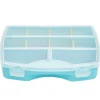 Boîte compartiments 10 cases 19x15xH4cm