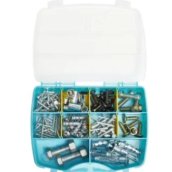 Boîte compartiments 10 cases 19x15xH4cm