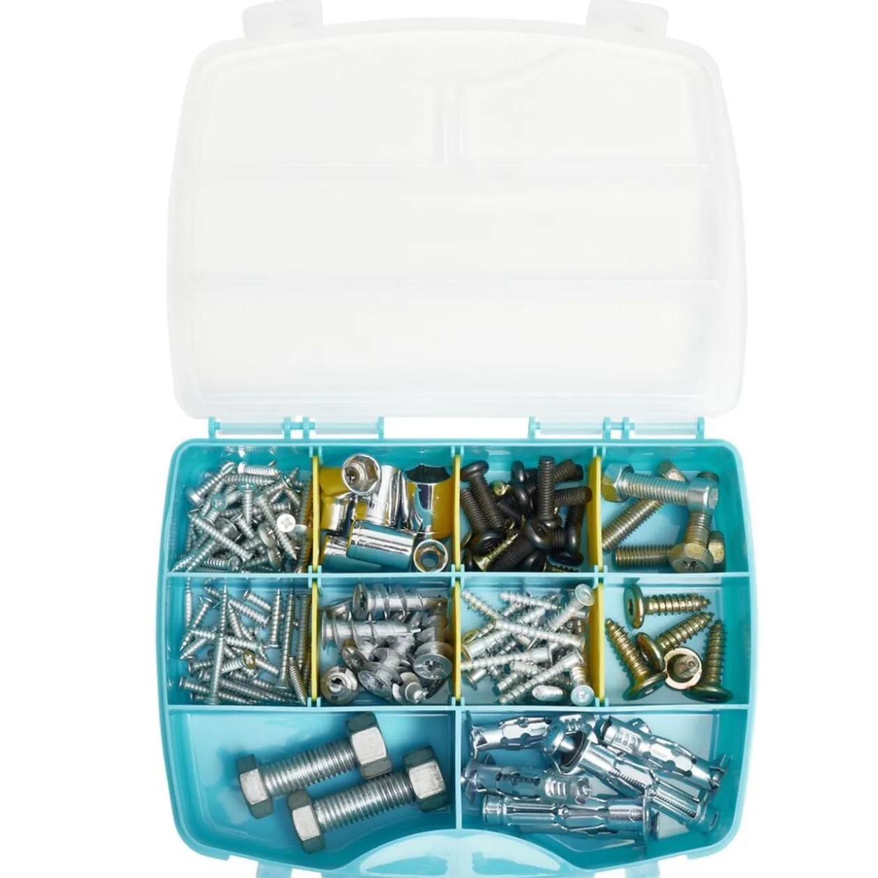 Boîte compartiments 10 cases 19x15xH4cm