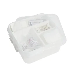 Boîte à compartiments 2 niveaux de rangement 26x25xH11cm < Gifi New
