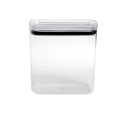Boîte de conservation en plastique avec couvercle hermétique 2L