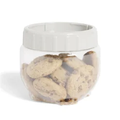 Boîte de conservation transparente avec couvercle à visser 550ml < Gifi Sale
