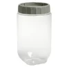 Boîte de conservation transparente avec couvercle à visser 1L