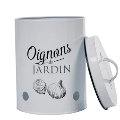 Boîte de conservation vintage en métal pour oignons < Gifi Hot
