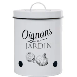 Boîte de conservation vintage en métal pour oignons < Gifi Hot