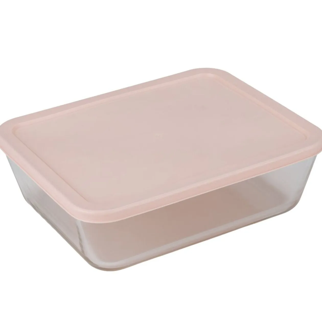 Boîte de conservation x3 verre et plastique 820/1550/2650ml (2 modèles vert ou rose)