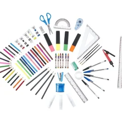 Boîte de fournitures scolaires - School box 70 pièces < Gifi New