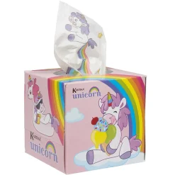 Boîte de 56 mouchoirs licorne < Gifi Discount