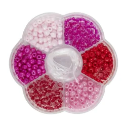 Boîte de perles multicolores 30g < Gifi