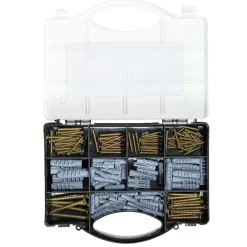 Boîte de 184 pièces de chevilles et vis < Gifi Clearance
