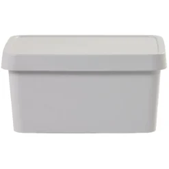 Boîte de rangement avec couvercle grise 3,6 L < Gifi Hot