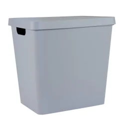 Boîte de rangement avec couvercle grise 26 L < Gifi Sale
