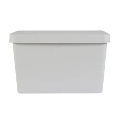 Boîte de rangement avec couvercle beige 11 L