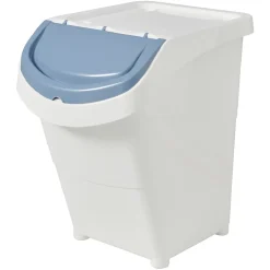 Boîte de rangement blanche avec couvercle 40L < Gifi New