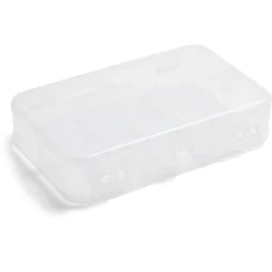 Boîte de rangement à compartiments pour loisirs créatifs 21,5x13xH5cm