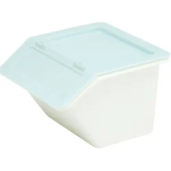 Boîte de rangement à empilable plastique 10x10xH7,5cm (4 modèles)