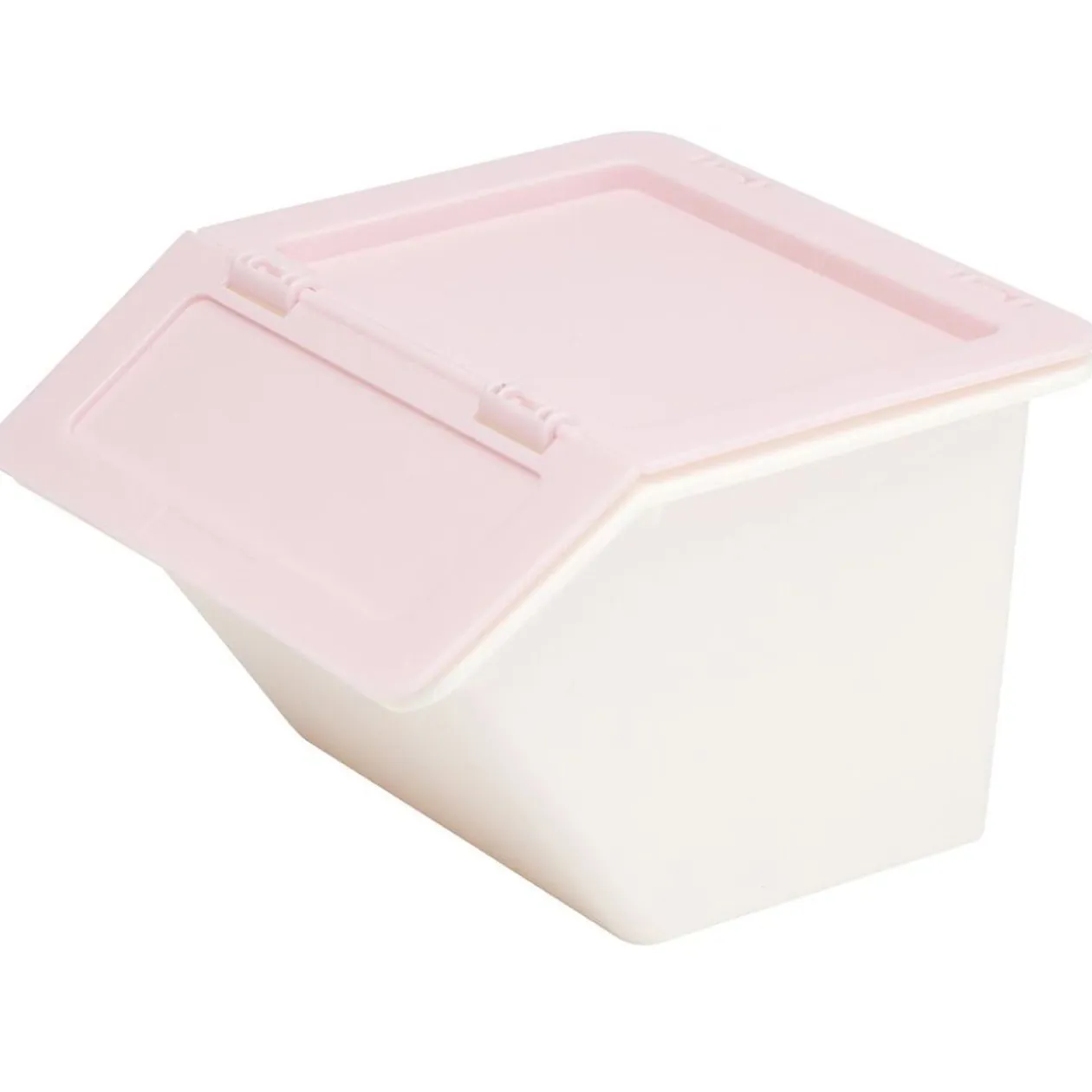 Boîte de rangement à empilable plastique 10x10xH7,5cm (4 modèles)