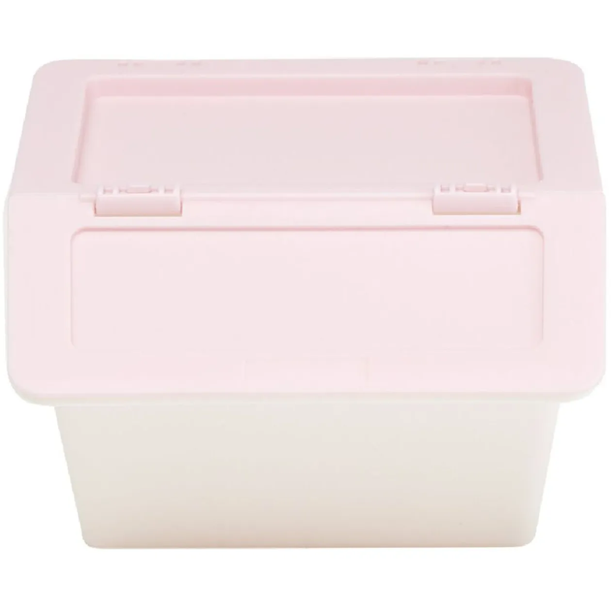 Boîte de rangement à empilable plastique 10x10xH7,5cm (4 modèles)