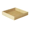 Boîte de rangement en bambou 15x15xH3cm < Gifi