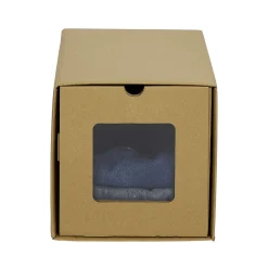Boîte de rangement en carton avec fenêtre transparente 34x23xH24cm