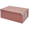 Boîte de rangement en carton - 51x34xH18,5 cm