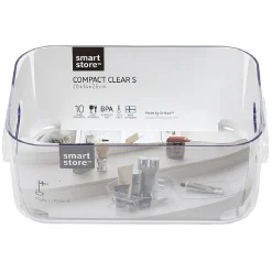 Boîte de rangement en plastique transparent SmartStore Compact Clear S