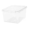 Boîte de rangement en plastique transparent 31L < Gifi Discount