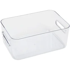 Boîte de rangement en plastique transparent SmartStore Compact Clear M