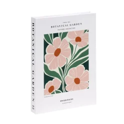 Boîte de rangement forme livre thème floral 16,5x22cm (2 modèles)