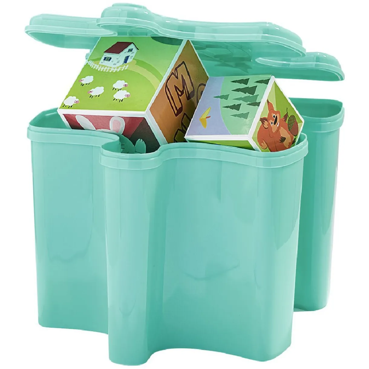 Boîte de rangement forme pièce de puzzle < Gifi Clearance