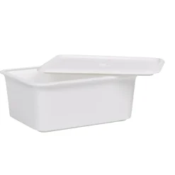Boîte de rangement 6 L blanc < Gifi Outlet