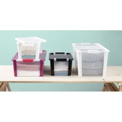 Boîte de rangement 11 L blanc < Gifi