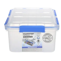 Boîte de rangement 32L hermétique étanche transparente < Gifi Discount