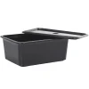 Boîte de rangement 6 L noir
