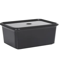 Boîte de rangement 6 L noir