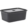 Boîte de rangement 3 L noir