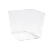Boîte de rangement salle de bain plastique transparent 16,5x16,5xH14,5 cm < Gifi New