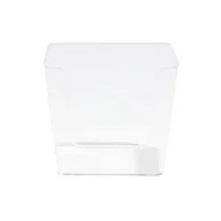 Boîte de rangement salle de bain plastique transparent 16,5x16,5xH14,5 cm < Gifi New