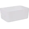 Boîte de rangement salle de bain blanche SmartStore Compact Taille M < Gifi Outlet